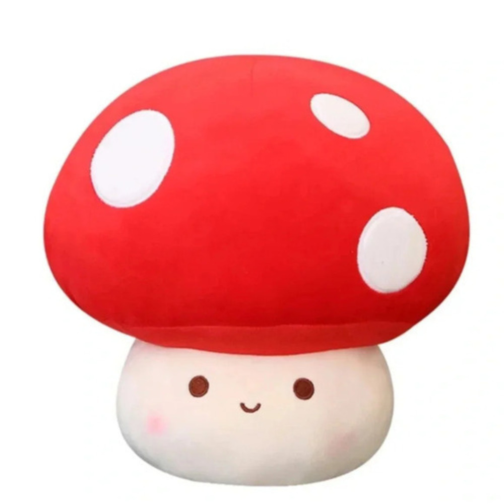 Plush Mushroom pillow stuffie  @9.5 inches New